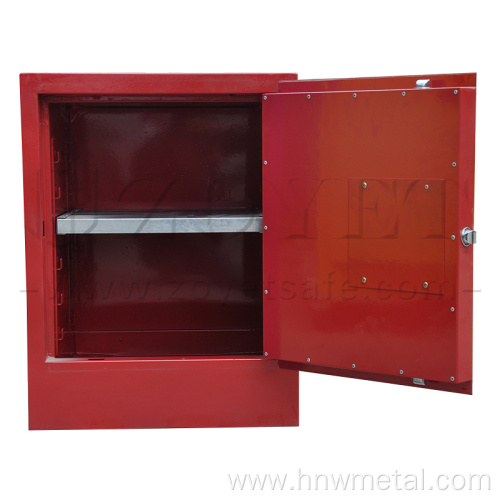 Combustible Chemicals Storage Cabinet Used in Laboratory